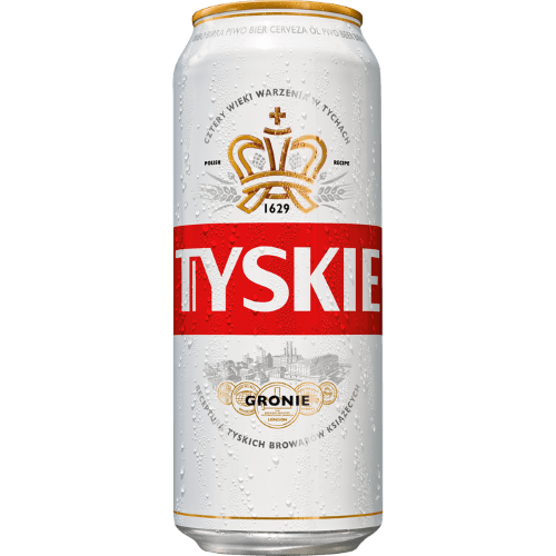 TYSKIE 24X50CL BLIK