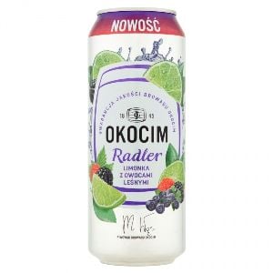 OKOCIM RADLER OWOCE LES 24X50CL BLIK