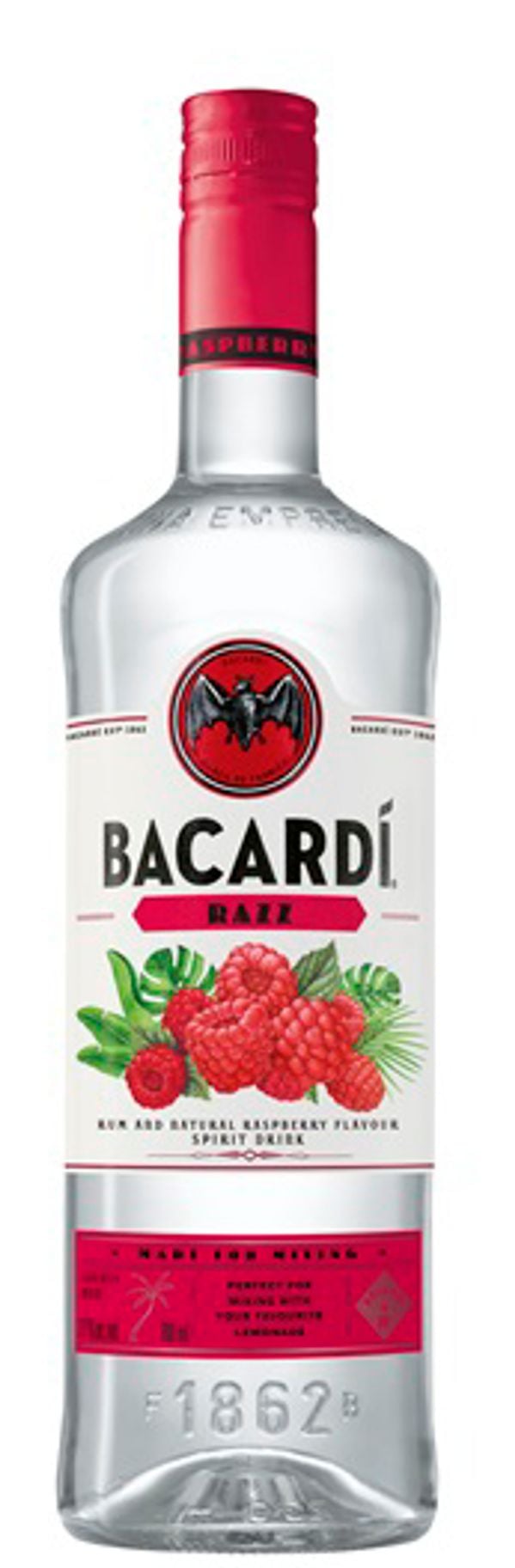 BACARDI RAZZ 40% 1L